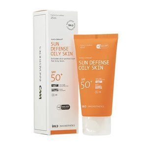SUN DEFENSE OILY SKIN SPF 50 - Сонцезахисний матувальний крем для жирної шкіри tk758 фото